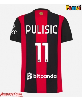 AC Milan Christian Pulisic #11 Tricou Fotbal Replică 2026-27 Femei Acasa